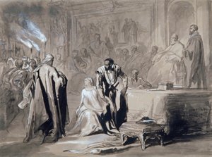 "Othello ja Desdemona senaatin edessä", 1847.
