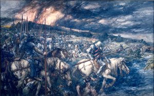 "Sota: taistelun jälkeen", 1888 tekijältä Sir John Gilbert
