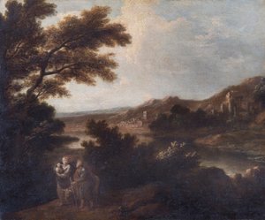 "Maisema ja lento Egyptiin", 1700-luku