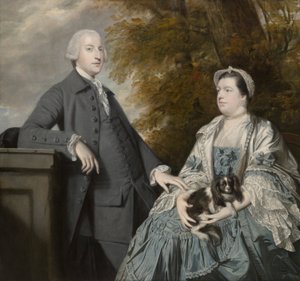 Herra ja rouva Godfrey Wentworthin muotokuva tekijältä Sir Joshua Reynolds