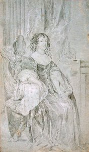 Katariina Braganzan muotokuva 1638-1705, 1670-luku.