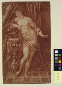 Kleopatran kuolema Guido Renin maalauksen jälkeen tekijältä Sir Robert Strange