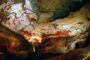 Härkien sali ja Jacques Marsal, yksi Lascaux