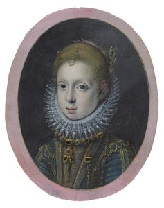 Muotokuva aatelisperheen tytöstä, n.1532-1625 (akvarelli ja vartaloväri) tekijältä Sofonisba Anguissola