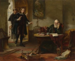 John Milton vierailee Galileo Galilein luona. 1847