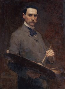 Omakuva, n. 1896 (öljy kankaalle)