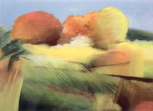 Syksyn liekit, 2001 (pastelli paperille)