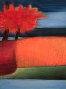 Turning Leaf, 2000 (pastelli paperille)