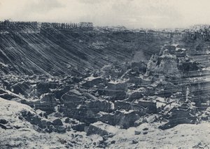 Scenes in the Old Times, Kimberley Mine vuonna 1874 (m/v kuva) tekijältä South African Photographer