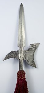 Halbard Liechtensteinin prinssi Karl I:n vartiolle