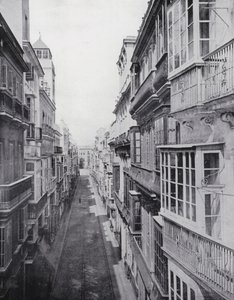 Calle Ancha, Cadiz (s/w-kuva) tekijältä Spanish Photographer