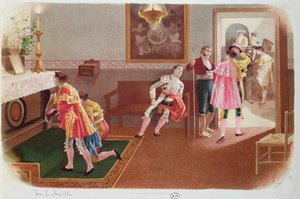 Härkätaistelijat rukoilevat kappelissa ennen taistelua, n. 1900 tekijältä Spanish School