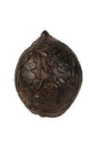 Veistetty kookosrahalaatikko bugbear, espanjalainen siirtomaa, n.1800 (kookos) tekijältä Spanish School