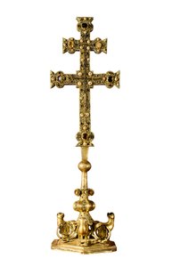 "Signum crucis" Ponferradan temppeliritarikunnan risti (Espanja) tekijältä Spanish School