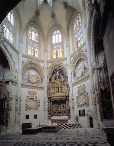 Sisäkuva Capilla del Condestablesta, 1400-luvun loppu tekijältä Spanish School