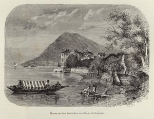 Monte San Salvatore Luganojärvellä tekijältä Spanish School