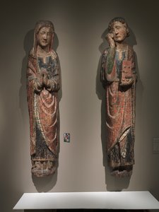 Sureva pyhä Johannes ja sureva neitsyt, Kastilian ja Leonin kuningaskunta, n. 1250-1275 tekijältä Spanish School
