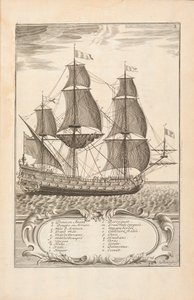 Levy 3 teoksesta The Art of the Naval Armies, Paul Hoste, Leon, 1727 tekijältä Spanish School
