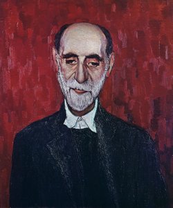 Juan Ramon Jimenezin muotokuva (Moguer tekijältä Spanish School