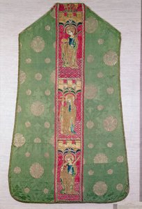 Espanjalainen chasuble, n. 1425-1450 (kirjailtu silkki) tekijältä Spanish School