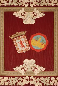 Kuvakudos kristittyjen kuninkaiden Alcazarin mosaiikkisalista tekijältä Spanish School