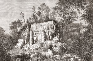 Pallokenttä, Chichén Itzá, Yucatan, Meksiko tekijältä Spanish School
