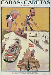 Keisari ja Sam-setä ensimmäisen maailmansodan aikana, 1915 tekijältä Spanish School