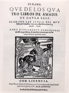 Amadis de Gaulan nimilehti, 1588 tekijältä Spanish School