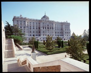 Näkymä kuninkaallisesta palatsista (1738-1755) (valokuva) tekijältä Spanish School