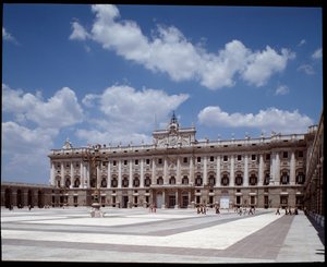 Näkymä kuninkaallisesta palatsista (1738-1755) (valokuva) tekijältä Spanish School