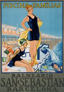 Vintage Barcelona Spa Resort -juliste tekijältä Spanish School
