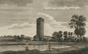 Muinainen vesitorni Hampshiressa, 1786 tekijältä Sparrow