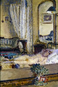 Camden Townin sisustus (öljy kankaalle) tekijältä Spencer Frederick Gore