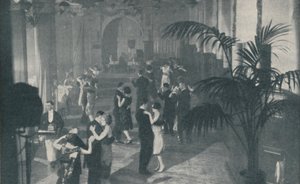 Tanssia, laulua ja illallista Underground Halls of Pleasuressa, n. 1935