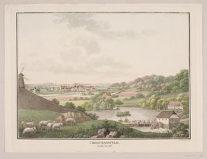Christiansfeld, itäpuolelta