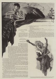 Kuvitus elokuvalle The Living Dead, kirjoittanut Outram Tristram