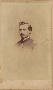 Otto C.Lademann, kapteeni, yritys F, 3. rykmentin jalkaväki Missourin vapaaehtoiset (unioni) tekijältä St. Louis Hoelke and Benecke