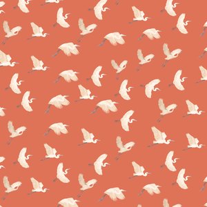 Egrets kuvio II, 2022 (grafiittikynä ja digitaalinen) tekijältä Stacy Hsu