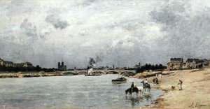 Austerlitzin silta, Pariisi (öljy kankaalle)