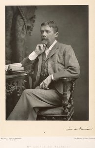 George du Maurier (1834-96), taiteilija, sarjakuvapiirtäjä ja kirjailija, muotokuva
