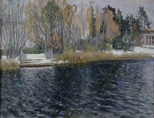 Ensimmäinen lumi, 1900-luvun alku. tekijältä Stanislav Julianovic Zukovskij