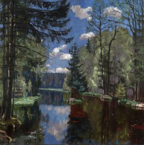 Forest Lake, 1934 tekijältä Stanislav Julianovic Zukovskij