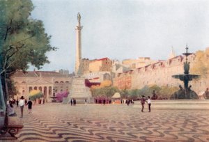 Praca de Dom Pedro. (Rolling-Motion Square) (värilitografia)