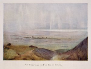 sade sataa Jerikon ja Kuolleenmeren ylle Palestiinassa 1906