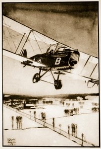 R.A.F auttaa murtamaan kuljetuslakon tekijältä Stanley Orton Bradshaw