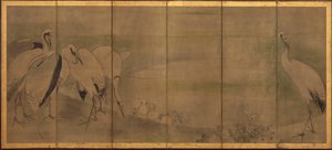 Kurpit ja krysanteemit, Momoyama- tai Edo-kausi, 1568-1868.