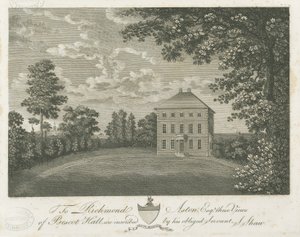 Bescot Hall: kaiverrus ja [1800-luvun loppu] tekijältä Stebbing Shaw