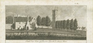 Burton-upon-Trent Abbey: kaiverrus, nd [c 1795] (painettu) tekijältä Stebbing Shaw