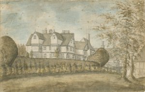 Eccleshall - Biana Hall: akvarellimaalaus, nd [1795] tekijältä Stebbing Shaw