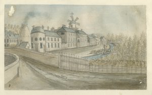 Etruria - Tehdas: vesivärimaalaus, nd [1762-1802] tekijältä Stebbing Shaw